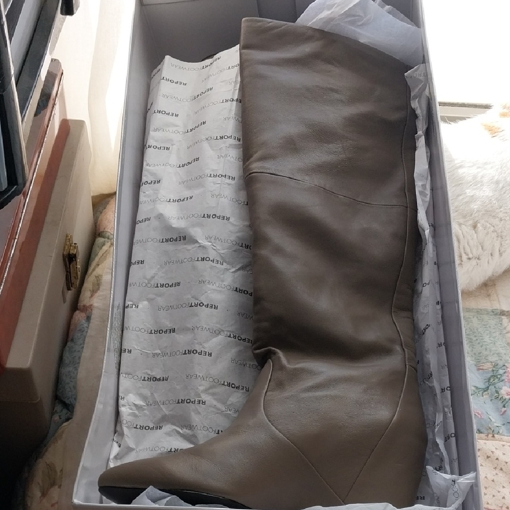 Report Taupe Ankle Boots